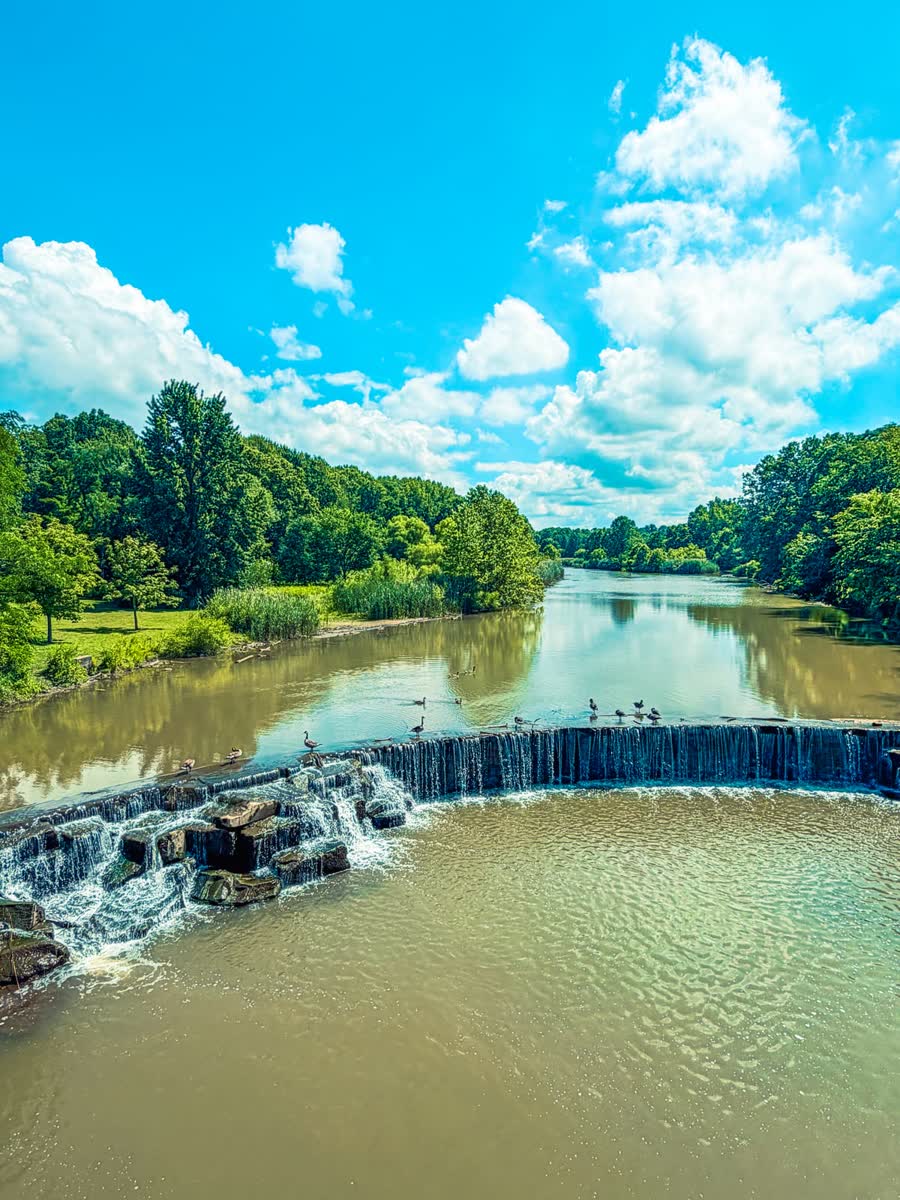 Metroparks waterfall